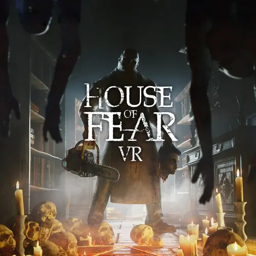 A poster of the game house of fear vr