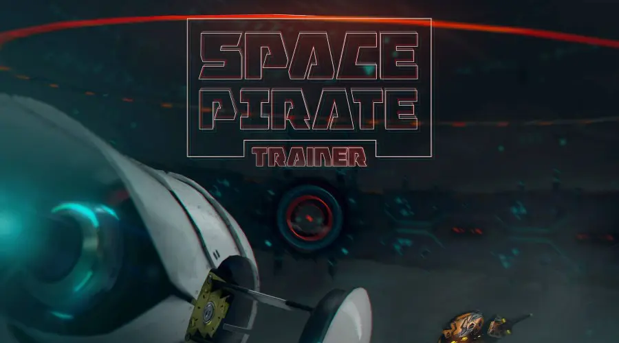 A space pirate trainer game is shown.