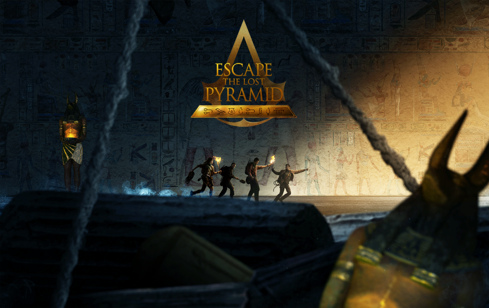 Escape The Lost Pyramid is an escape game in Virtual Reality, taking place in the world of Assassin’s Creed Origins.
